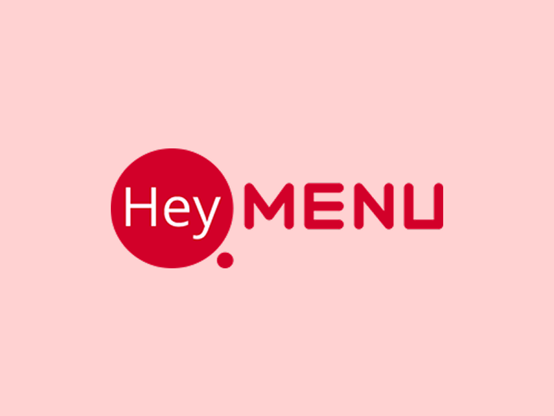 Hey Menu logo and brand mark